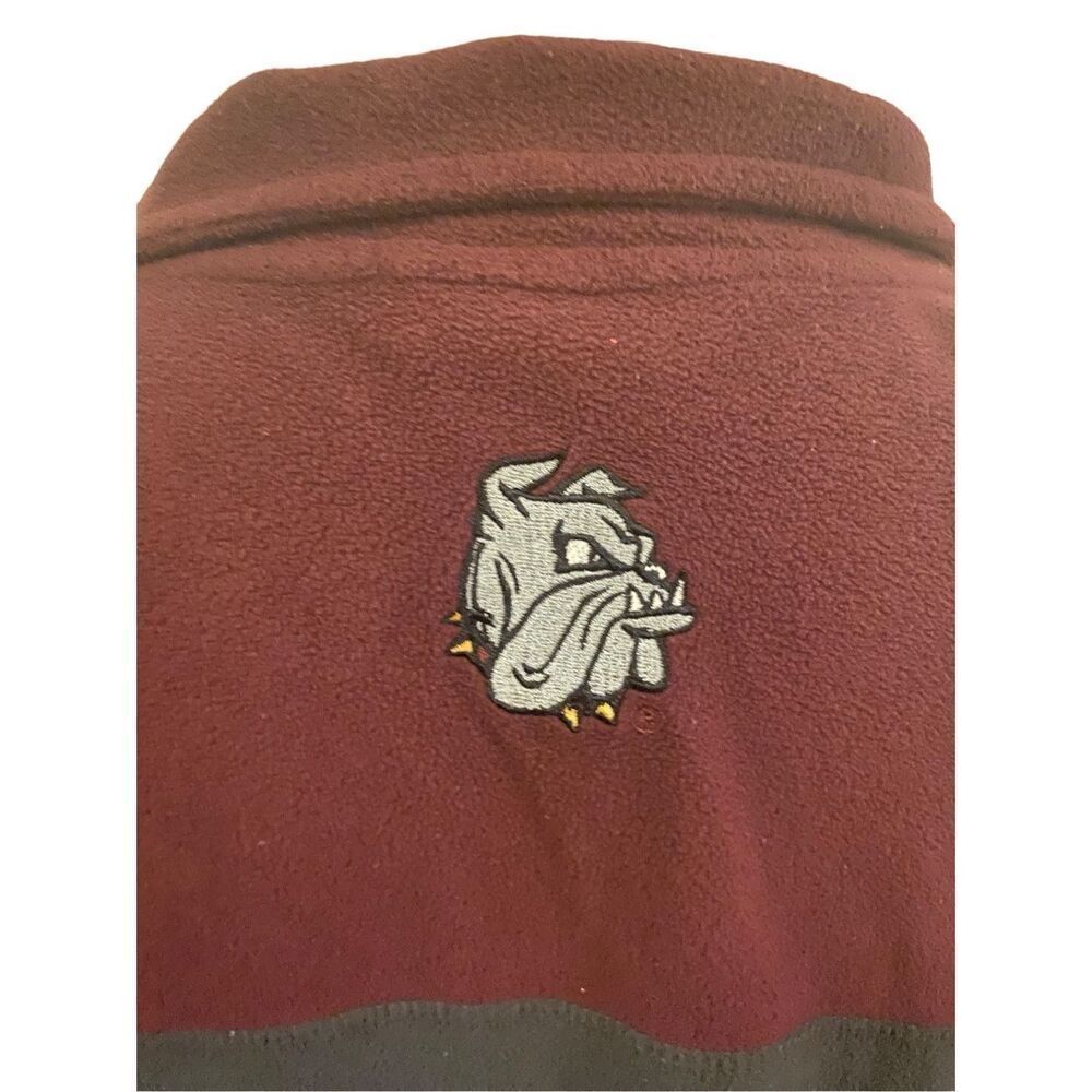 Flawed Colosseum UMD Bulldogs Quarter Zip Sweater Fleece Winter - Picture 6 of 13